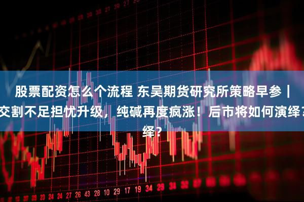 股票配资怎么个流程 东吴期货研究所策略早参｜交割不足担忧升级，纯碱再度疯涨！后市将如何演绎？